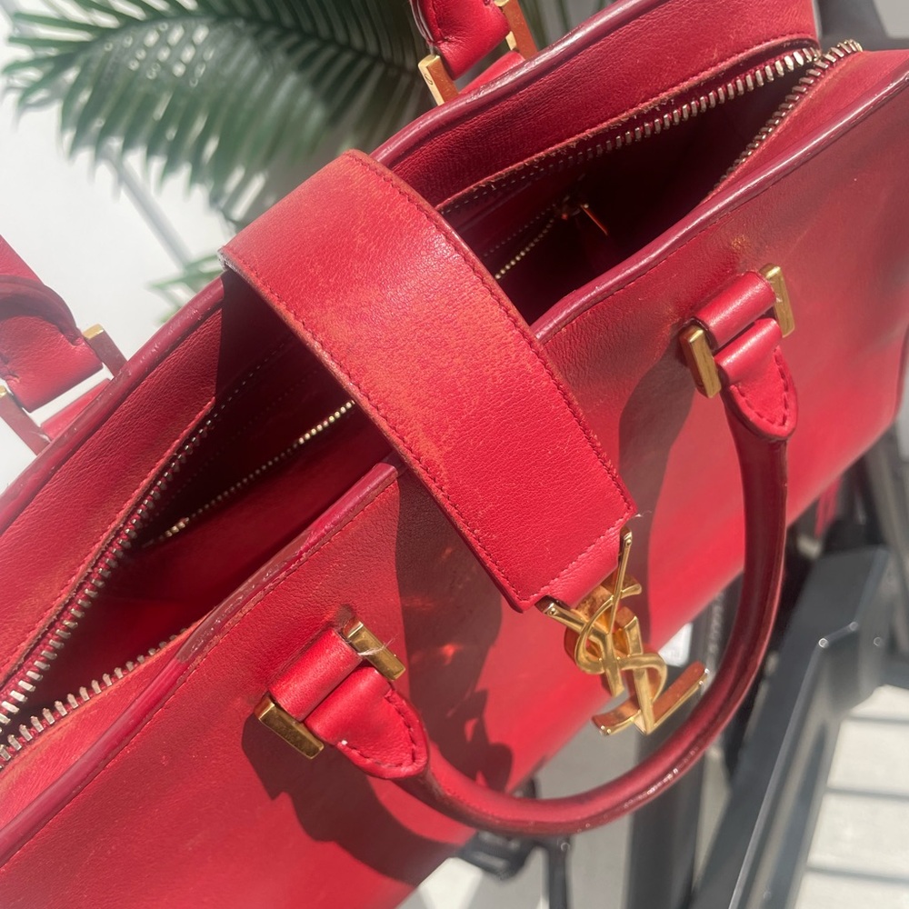 Yves Saint Laurent Scarlet Satchel - Picture 2 of 10